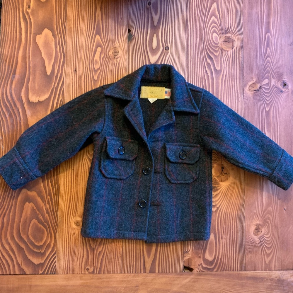 Vintage bemidji wool coat